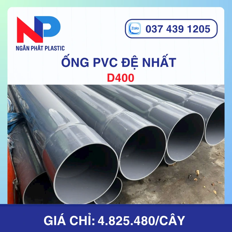 Ống Nhựa PVC D400 Đệ Nhất